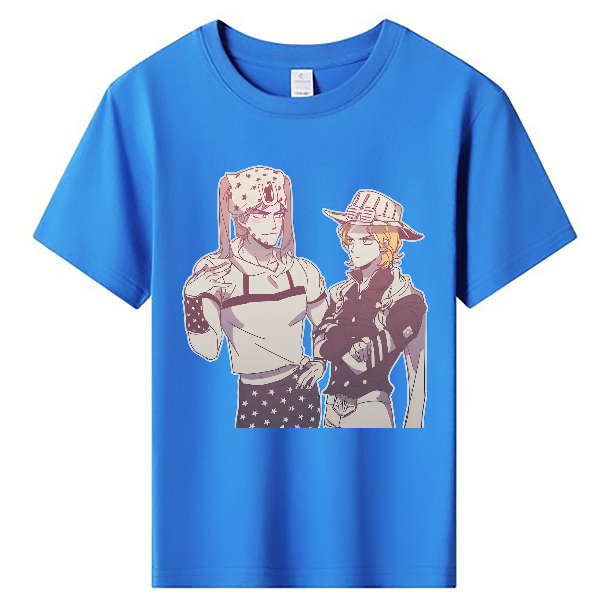 （画像用） ジョジョの奇妙な冒険 JoJo's Bizarre Adventure 綿100％キッズTシャツ（フロントプリント）